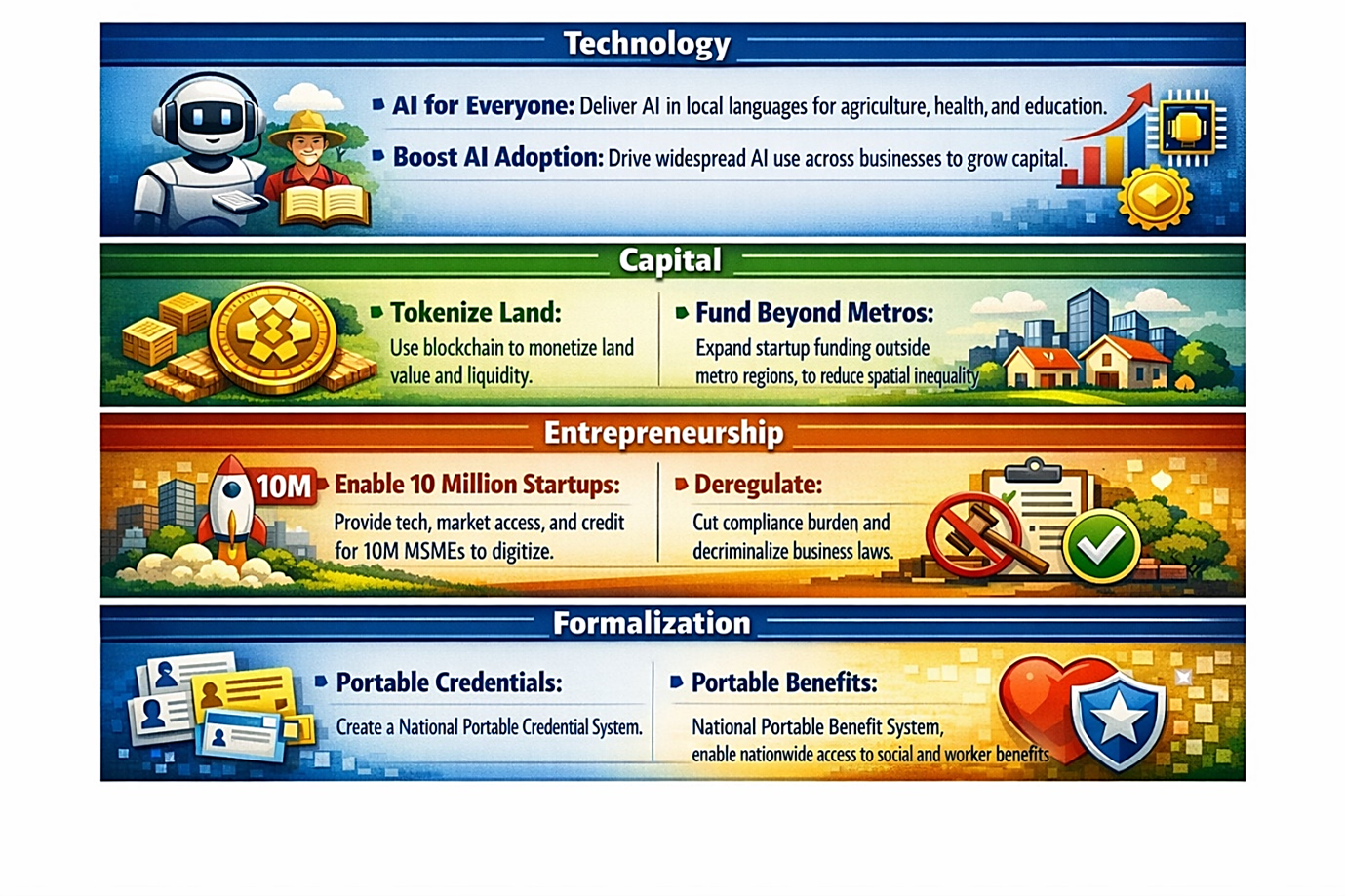 Nilekanis 8 point plan